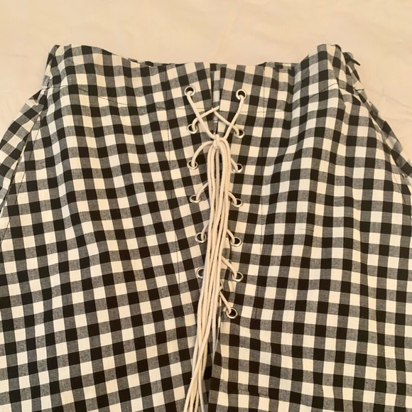 ANTHROPOLOGIE Eva Franco brand A-line Gingham skirt - Picture 5 of 9